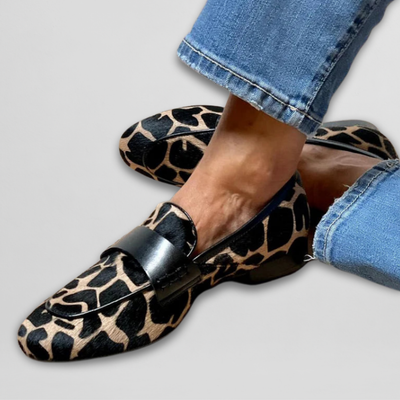 Ludovica™ – Mocassins à Imprimé Animalier