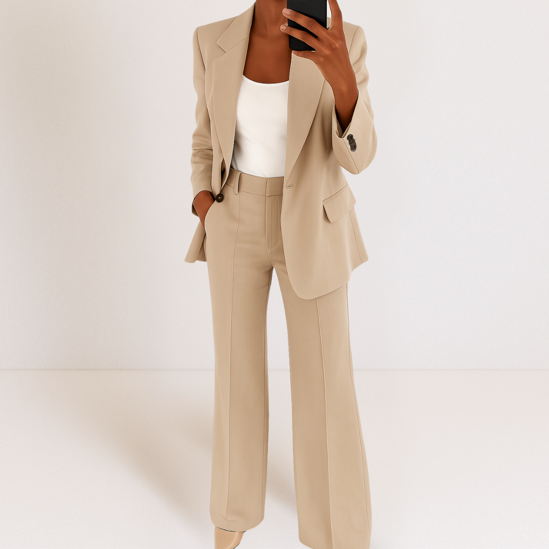 Claire™ — le tailleur deux-pièces qui inspire confiance