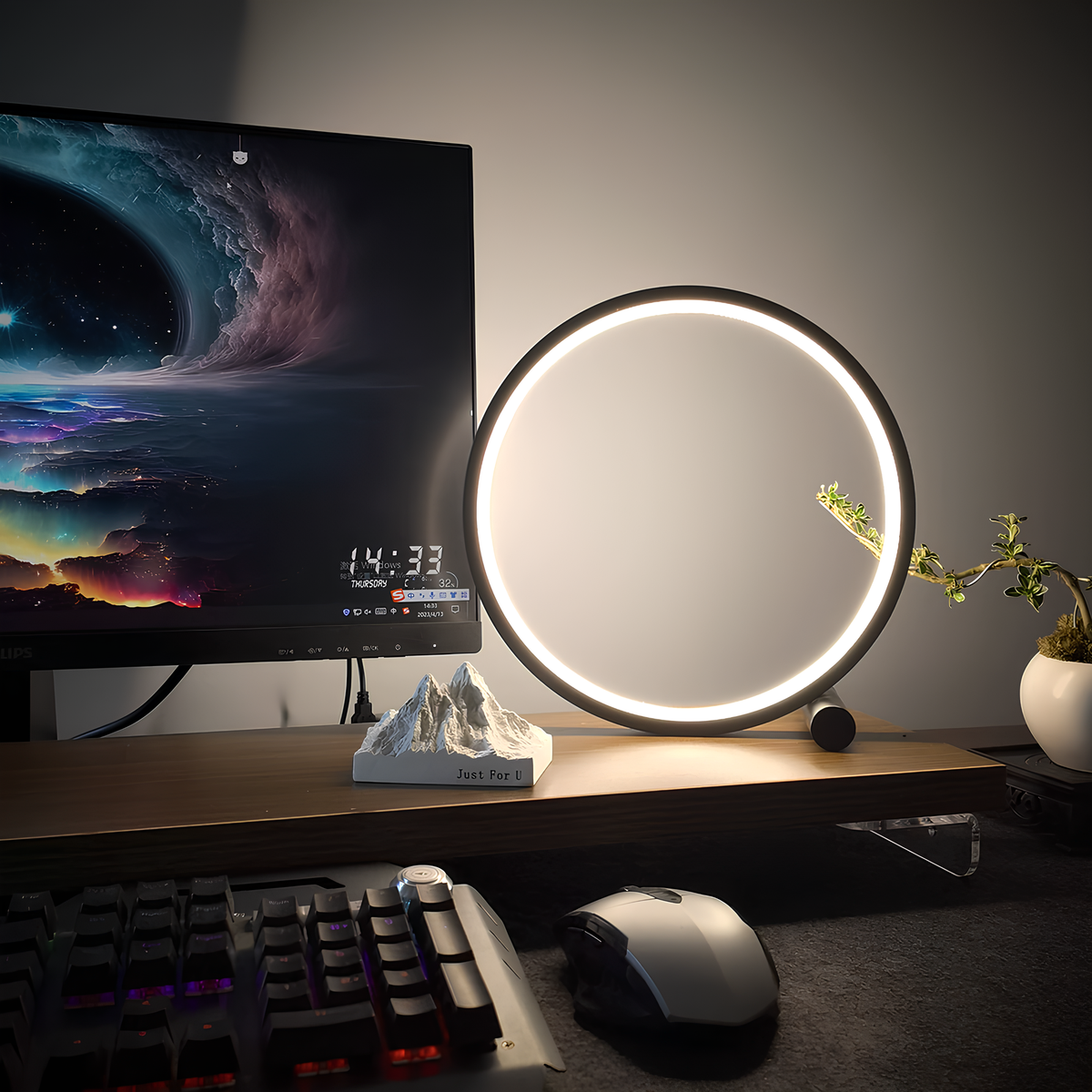 Halina™ – La lampe halo qui apaise vos soirées