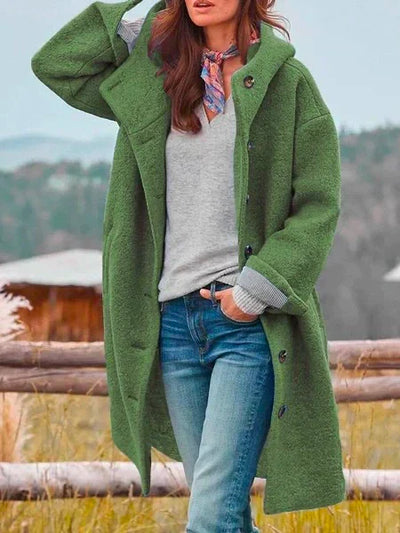 Alizée™ | Veste élégante avec boutons et capuche