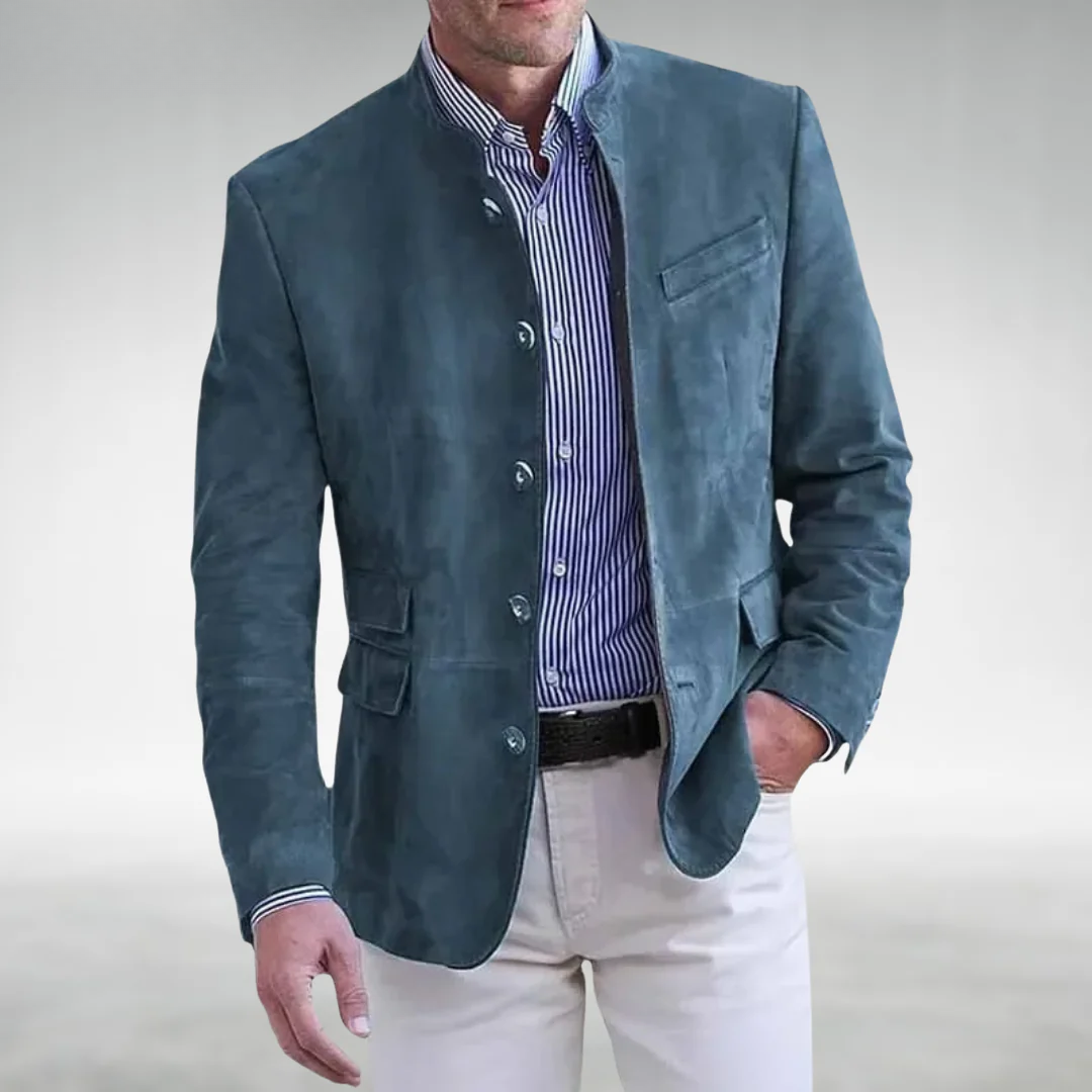 Carvallo™ | Veste en cuir suédé