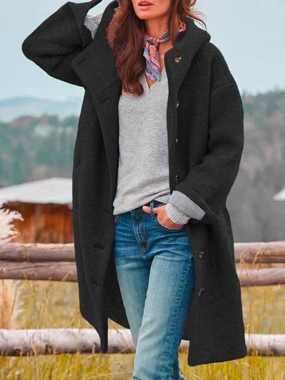 Alizée™ | Veste élégante avec boutons et capuche