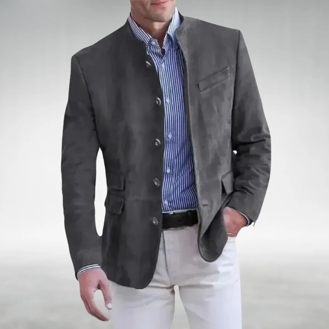 Carvallo™ | Veste en cuir suédé