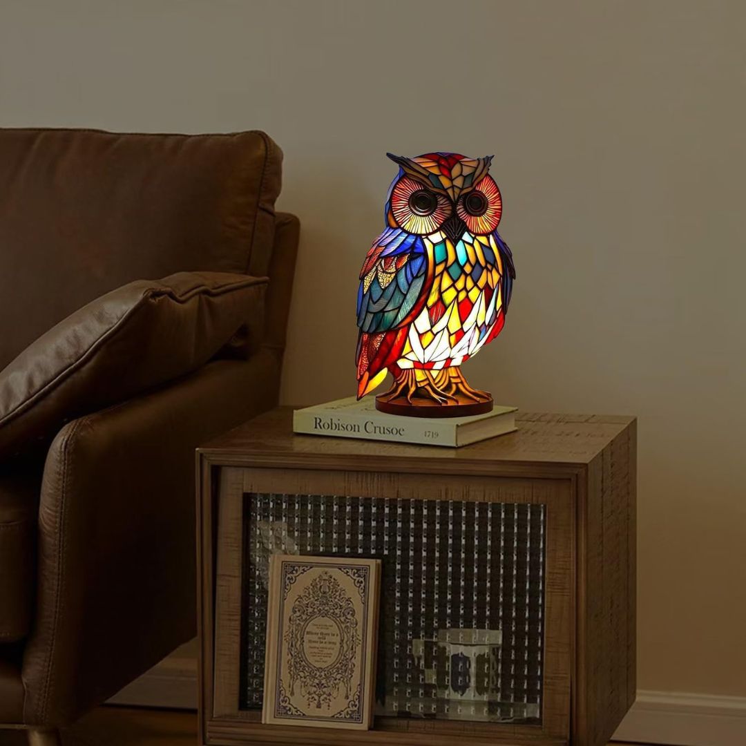 LumiHibou™ – La lampe qui éclaire vos nuits avec sagesse et douceur