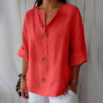 Ella™ | Chemise Décontractée en Lin