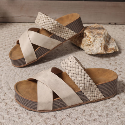 Adelina™ | Sandales Orthopédiques en Cuir Élégant