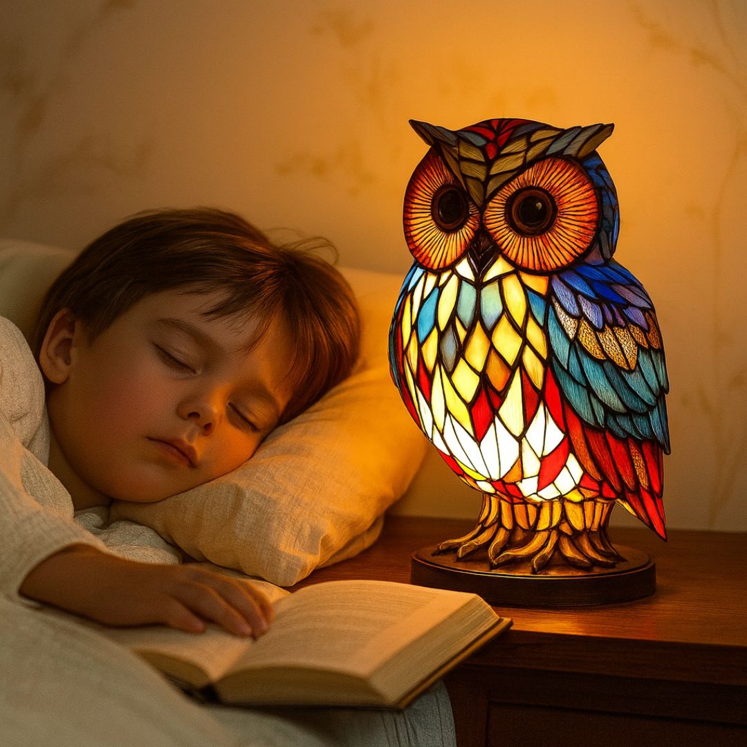 LumiHibou™ – La lampe qui éclaire vos nuits avec sagesse et douceur