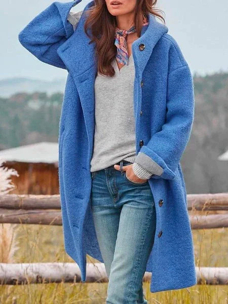Alizée™ | Veste élégante avec boutons et capuche