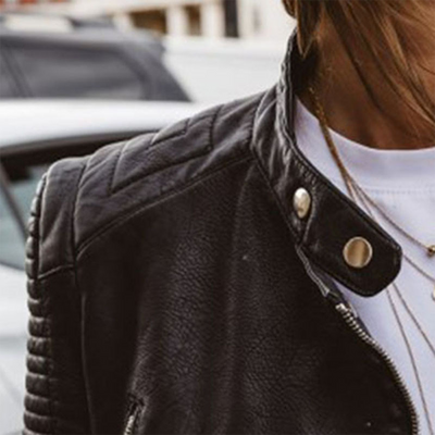 Isadora™ | Veste en cuir élégante