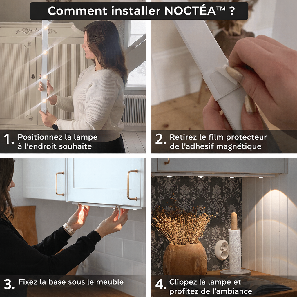 NOCTÉA™ | Applique lumineuse à ambiance intelligente