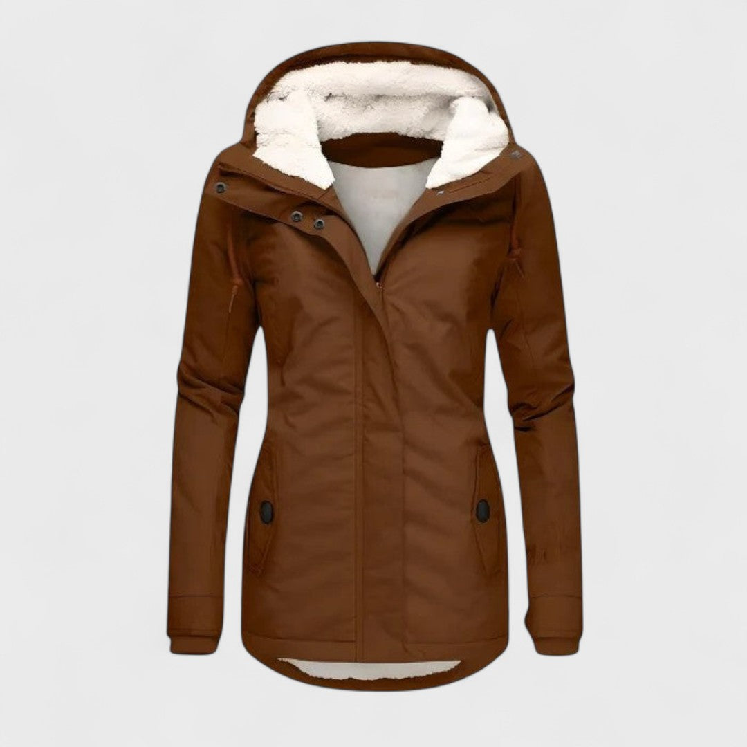 Manon™ – Manteau d’Hiver Imperméable avec Capuche