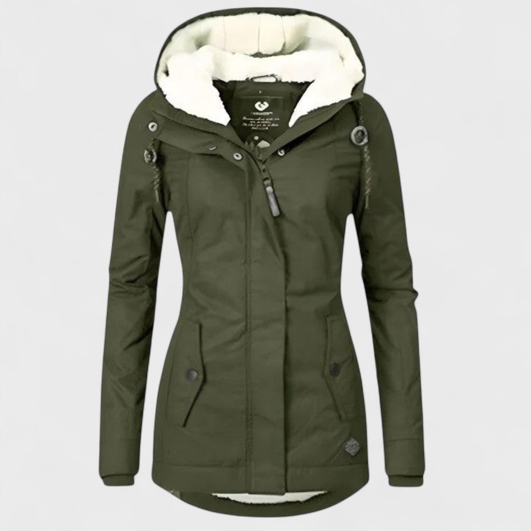 Manon™ – Manteau d’Hiver Imperméable avec Capuche