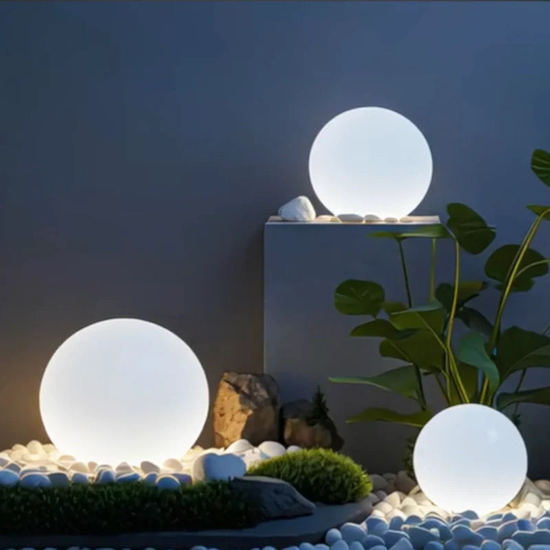 Spheralux™ – Lampe d’ambiance solaire pour jardin & terrasse