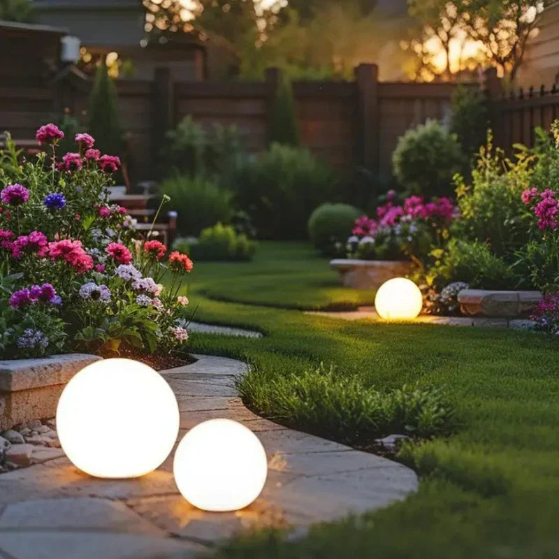 Spheralux™ – Lampe d’ambiance solaire pour jardin & terrasse