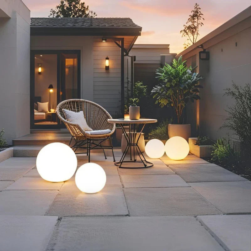 Spheralux™ – Lampe d’ambiance solaire pour jardin & terrasse