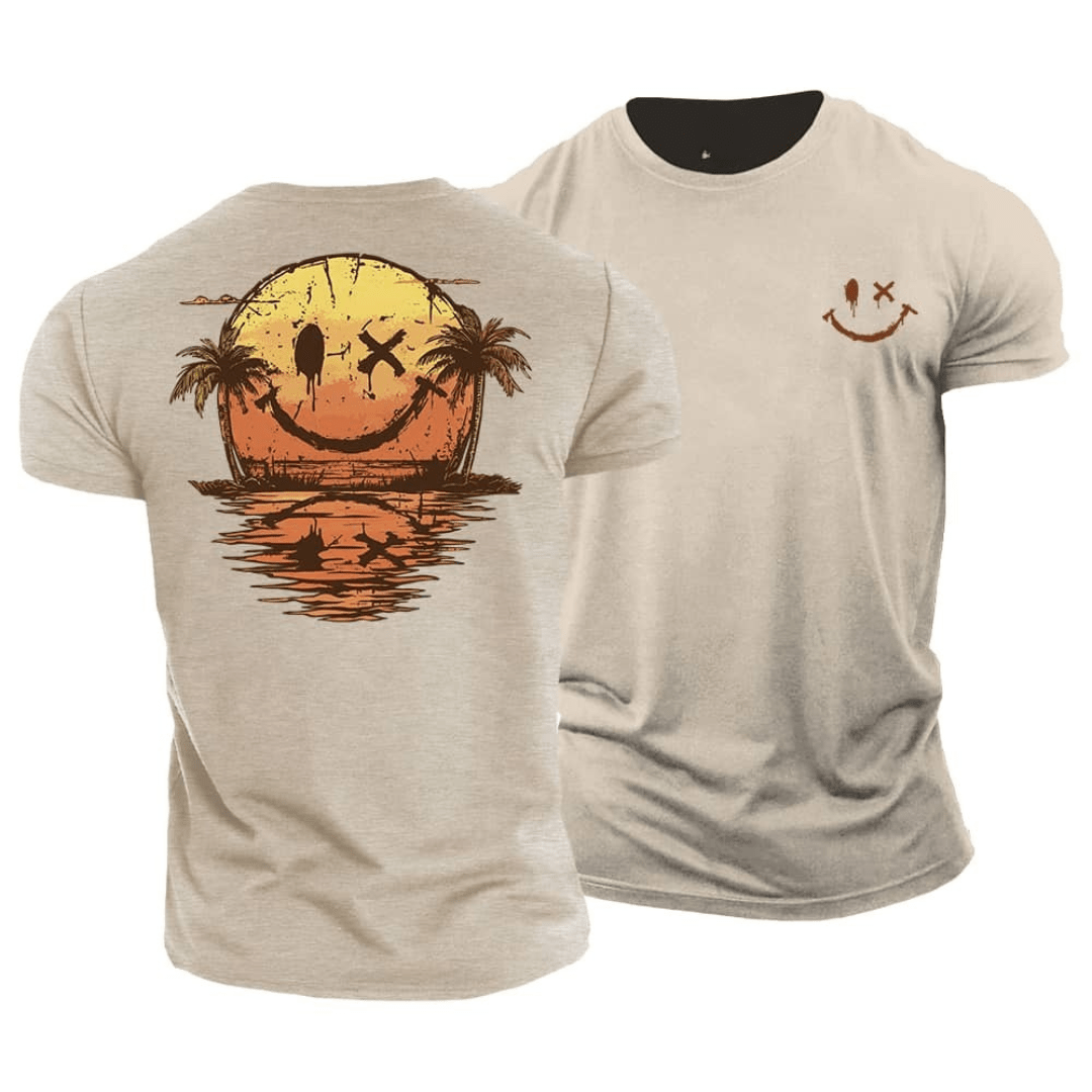 SunnyWave™ | T-shirt estival Smiley Mer