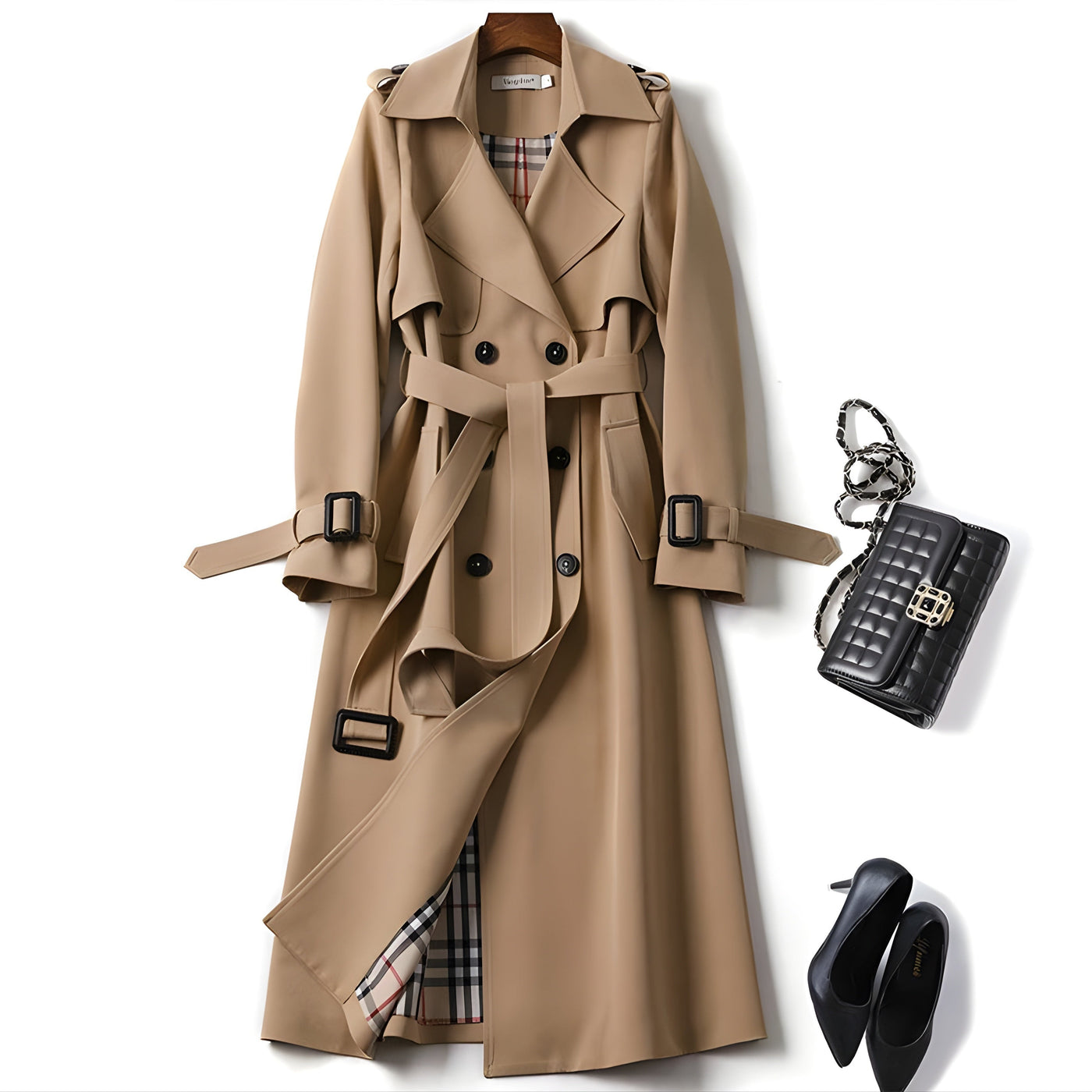 Viviane™ | Trench-coat élégant et raffiné