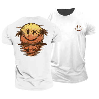 SunnyWave™ | T-shirt estival Smiley Mer