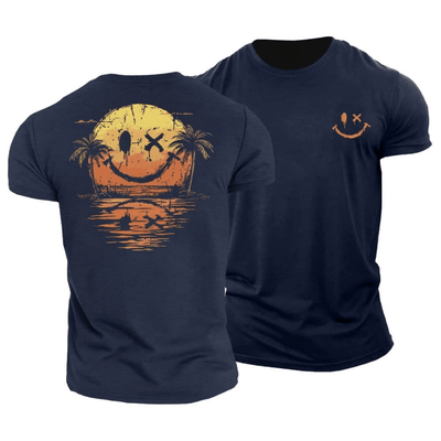 SunnyWave™ | T-shirt estival Smiley Mer