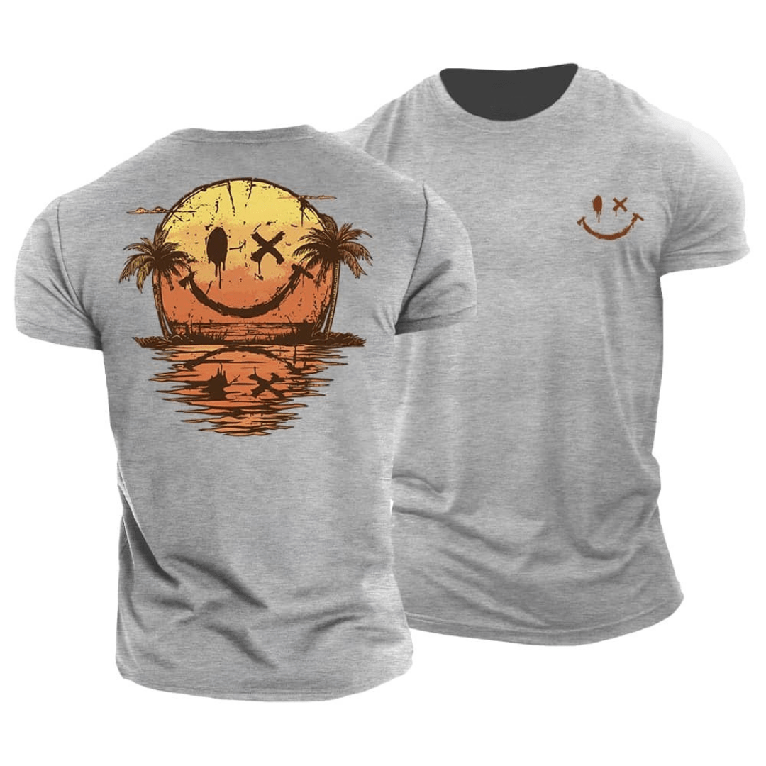 SunnyWave™ | T-shirt estival Smiley Mer