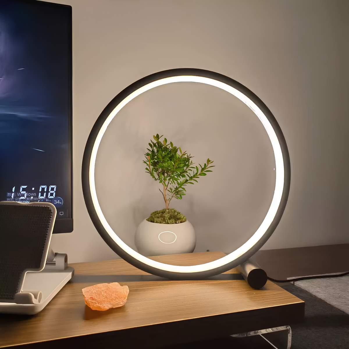 Halina™ – La lampe halo qui apaise vos soirées
