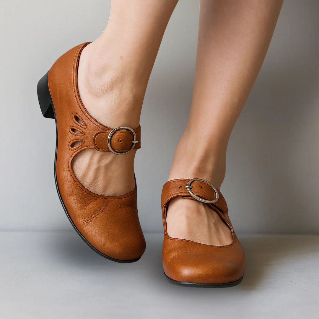Renata™ – Mocassins Orthopédiques en Cuir | Édition Premium