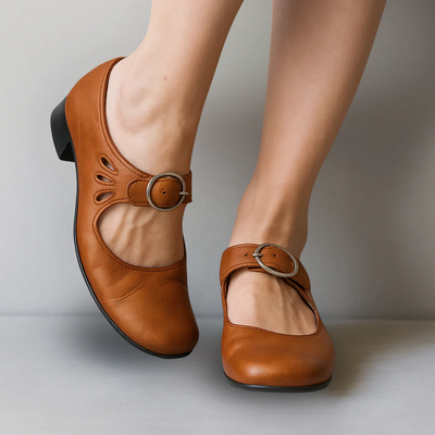 Renata™ – Mocassins Orthopédiques en Cuir | Édition Premium