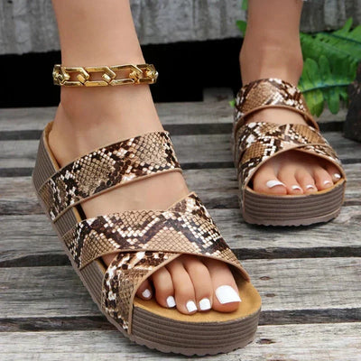 Adelina™ | Sandales Orthopédiques en Cuir Élégant