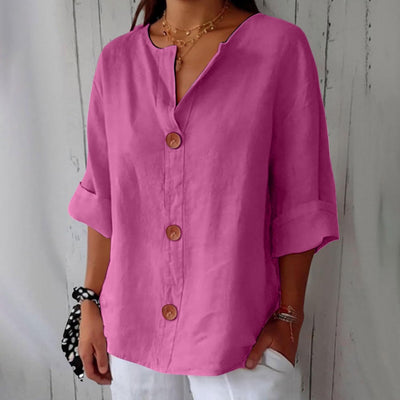 Ella™ | Chemise Décontractée en Lin