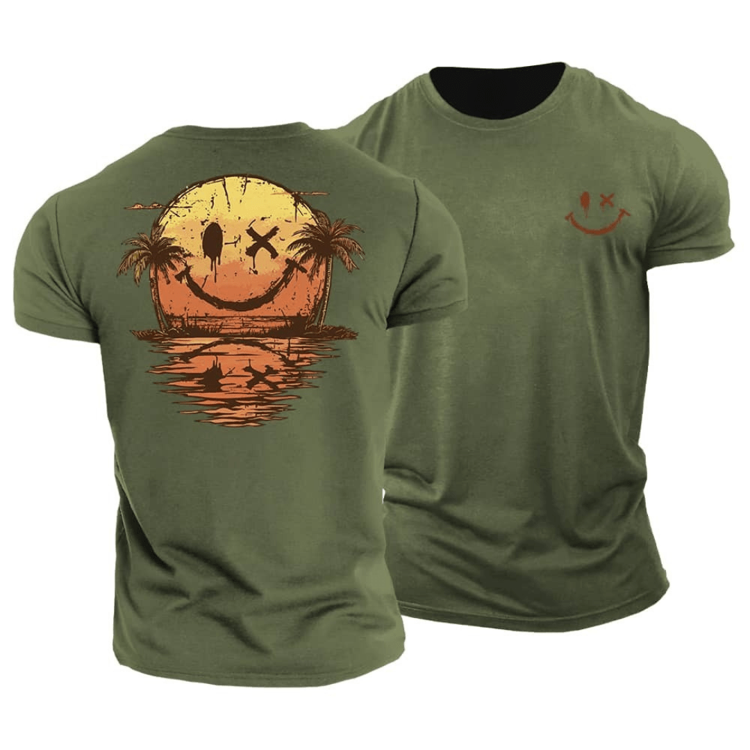 SunnyWave™ | T-shirt estival Smiley Mer